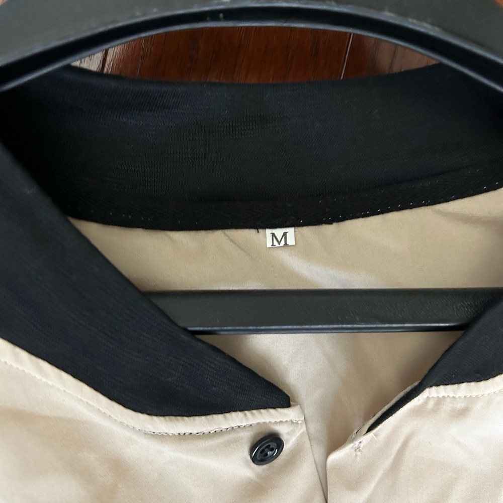 Shein Michael Jordan #23 Baseball Jersey size M color Beige - Picture 5 of 9